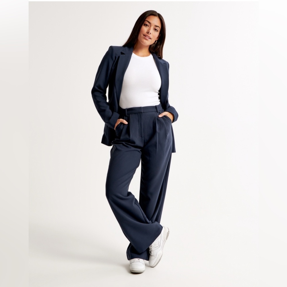 Abercrombie & Fitch Navy Trousers